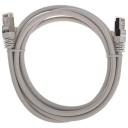 REXANT Патч-корд S/FTP, CAT 6A (10G), RJ45-RJ45, 28AWG, LSZH, серый, 2м