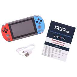 PGP AIO Игровая консоль Portable +4000 игр +Кабель Mini USB, Union NV40