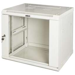 LANMASTER Шкаф коммутационный Pro (TWT-CBWPG-15U-6X4-GY) настенный 15U 600x450мм пер.дв.стекл 60кг серый 350мм 768мм IP20 металл
