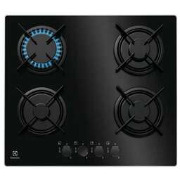 ELECTROLUX Газовая варочная панель EGT6242NVK, 4 конфорки, закаленное стекло, черный