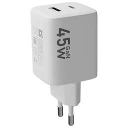 DEFENDER (83245) UPA-145 45W, USB A+C, белый