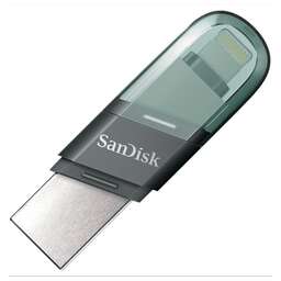 SanDisk Флеш-накопитель iXpand USB 3.0 / Lightning 128ГБ. Цвет: серебристо-черный