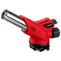 ЗУБР ГМ-350, 1300°C, газовая горелка с пьезоподжигом на баллон с цанговым соединением (55553)