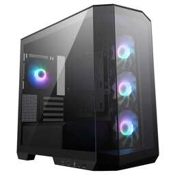 MSI Корпус MAG Pano M100R PZ черный без БП mATX 3x120mm 4x140mm 1xUSB3.1 audio CardReader AirDuct bott PSU