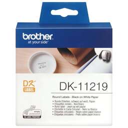 BROTHER Картридж ленточный DK11219 черный на белом 12 для QL-5X0, QL-7X00, QL-8X0, QL-10X0, QL-1X10