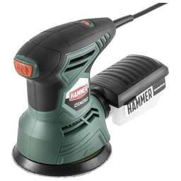 HAMMER OSM260 Шлиф.машинка орбитальная 260Вт диаметр 125мм 6000-12000об/мин 576781