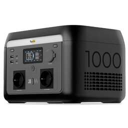 TOPON Электростанция портативная Home TOP-H1000 192000mAh 5A QC3.0/PD3.0 4xUSB солн.бат. черный/серы