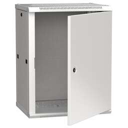ITK Шкаф коммутационный Linea W (LWR3-12U64-MF) настенный 12U 600x450мм пер.дв.металл 90кг серый 350мм 29кг 200град. 635мм IP20 IK10 сталь