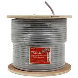 PREMIER Кабель RG-8X BC GR 100м. серый (20-403 100)