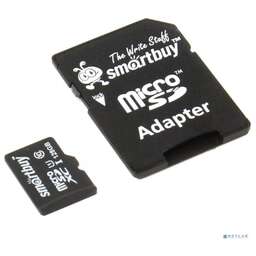SMART BUY Micro SecureDigital 128Gb SB128GBSDCL10-01 {Micro SDHC Class 10, UHS-1, SD adapter}
