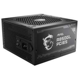 MSI Блок питания ATX 850W MAG A850GL WH PCIE5 80+ gold (20+4pin) APFC 120mm fan 8xSATA Cab Manag RTL