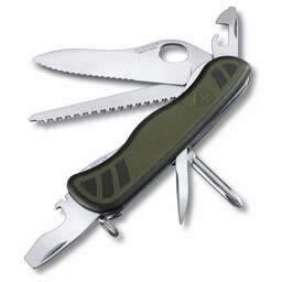 VICTORINOX Нож перочинный 0.8461.MWCH 111мм 10функц. зеленый/черный карт.коробка