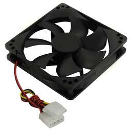 ALSEYE Вентилятор AD1225B12H-N1 120мм, от БП:4-pin (Molex), 3200об/мин, 49.8 дБ, прозрачный, OEM