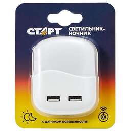 СТАРТ (15772) 1LED USB Квадрат