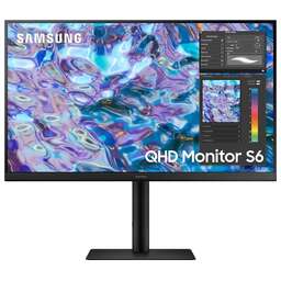 SAMSUNG Монитор 27" S27B610EQI, 16:9, IPS, QHD, 5ms, 300cd, 75Hz, HDMI, DP, HAS