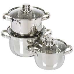 DANIKS SD-A17-6 (355350) 6 пр, кастрюли 1.9,2.9,3.9