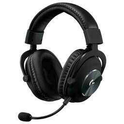 LOGITECH Наушники с микрофоном G Pro X Lightspeed черный 2м мониторные Radio оголовье (981-000909)