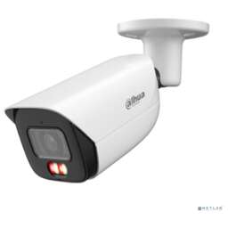 DAHUA DH-IPC-HFW3449EP-S-IL-0600B Уличная цилиндрическая IP-видеокамера 4Мп, 1/2,9” CMOS, объектив 6мм, видеоаналитика, микрофон, ИК 50м, LED 50m, IP67, металл