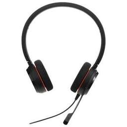 JABRA Наушники с микрофоном Evolve 20 UC Duo черный 1.2м накладные USB оголовье (4999-829-209)