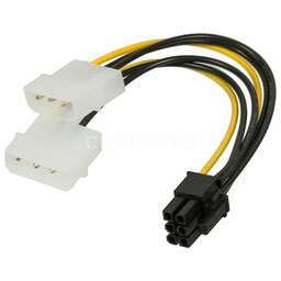 NINGBO Кабель питания RTL-C32, PCI-E 6pin - Molex 89802 x