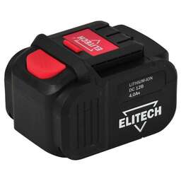 ELITECH Батарея аккумуляторная 1820.098400, 12В, 4Ач, Li-Ion