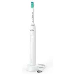 PHILIPS Набор электрических зубных щеток Sonicare 3100 HX3675/13 насадки для щётки: 2шт, цвет:белый