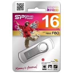 SILICON POWER 16GB F80 металл