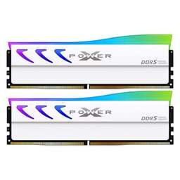 SILICON POWER Оперативная память Xpower Storm SP032GXLWU64AFDL DDR5 - 2x 16ГБ 6400МГц, DIMM, White, Ret