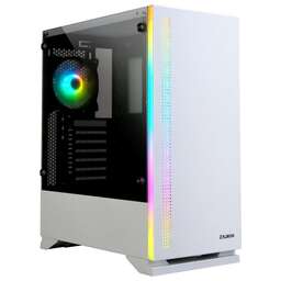 ZALMAN Корпус ATX S5, Midi-Tower, без БП, белый [s5 white]