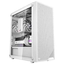 PCCOOLER Корпус C3B310 WH белый без БП mATX 8x120mm 4x140mm 2xUSB3.0 audio bott PSU