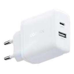 UGREEN Сетевое зарядное устройство X227 (45310) 20W USB-A+USB-C PD Charger EU. Цвет: белый