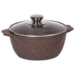 МЕЧТА 44806 со стеклянной крышкой. "Гранит brown" 4,0л