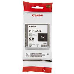 CANON Картридж струйный PFI-102BK 0895B001 черный (130мл) для IP iPF500/600/700/710