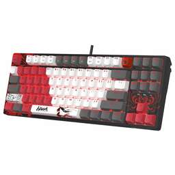 A4TECH Клавиатура Bloody S87 Naraka, USB, черный + красный