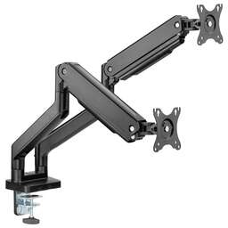 ULTRAMOUNTS Кронштейн для мониторов UM731 черный 17"-35" макс.16кг крепление к столешнице поворот и наклон