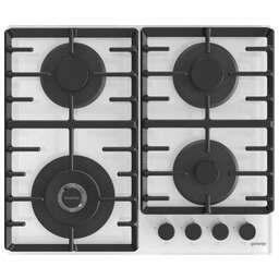 GORENJE Газовая варочная панель Simplicity GTW642SYW, 4 конфорки, закаленное стекло, белый