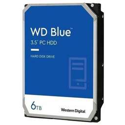 WD Жесткий диск Blue 60EZAX, 6ТБ, HDD, SATA III, 3.5"