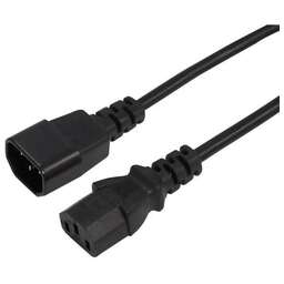 REXANT Шнур питания 04-2728 C13-С14 проводник.:3x1мм2 1.8м черный