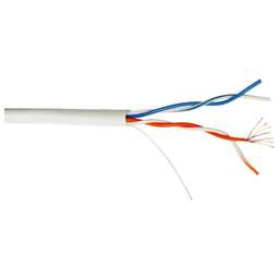 LANMASTER Кабель информационный TWT-5EUTP2PT-WH кат.5E UTP 2 пары 24AWG PVC внутренний 305м белый