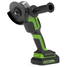 GREENWORKS Углошлифовальная машина GD24AG 10500об/мин рез.шпин.:M14 d=125мм (3200207UA)