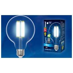 UNIEL (UL-00004865) LED-G95-15W/4000K/E27/CL PLS02WH