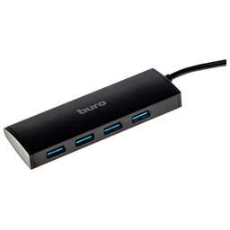 BURO Разветвитель USB 3.0 BU-HUB4-0.5-U3.0 4порт. черный