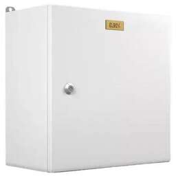 ELBOX Шкаф электротехнический EMW-500.500.210-1-IP66 потол.пан. пан.основ. монтаж.пан. одноствор. настенный 500мм 500мм 210мм 195мм IP66 IK10 несъемн.бок.пан. 100кг серый металл уличный всепогодный