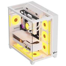 FORMULA Корпус Crystal Z9 белый без БП ATX 7x120mm 2xUSB3.0 audio bott PSU