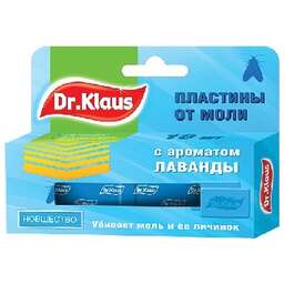 DR. KLAUS - Антимоль Лаванда пластины по 10 шт.