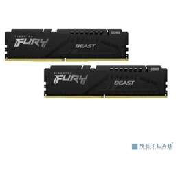 KINGSTON DDR 5 DIMM 32Gb PC41600, 5200Mhz, FURY Beast Black EXPO CL36 (Kit of 2) (KF552C36BBEK2-32) (retail)