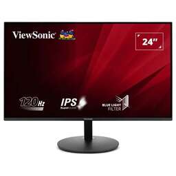 VIEWSONIC Монитор 23.8" VA24E1-H черный IPS LED 16:9 HDMI матовая 250cd 178гр/178гр 1920x1080 120Hz VGA FHD 2.3кг