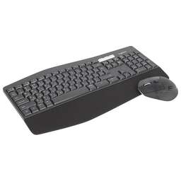 LOGITECH Клавиатура + мышь MK850 клав:черный мышь:черный USB slim Multimedia (920-008226)