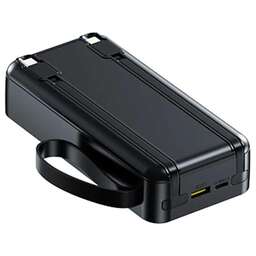 AKSBERRY (6900290870014) E201 Lines PD22.5W with cabels 20000 mAh (черный)