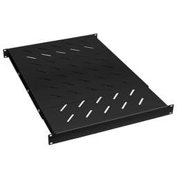 CABEUS Полка стационарная SH-J018-SS-600-100KG-BK 1U нагр.:100кг. 19" 560мм черный